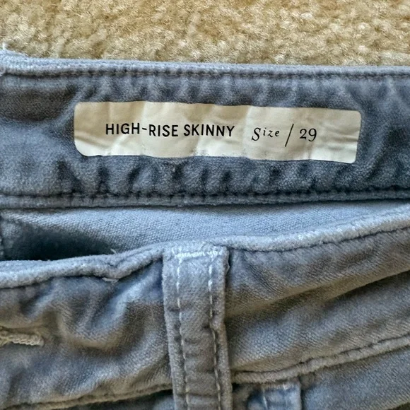 Anthropologie Women’s Pilcro and the Letterpress Velvety High-Rise Skinny Pants. - Picture 5 of 5